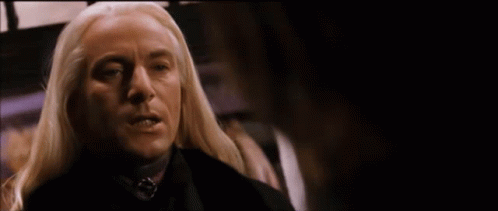 Lucius Malfoy Talking To Someone GIF