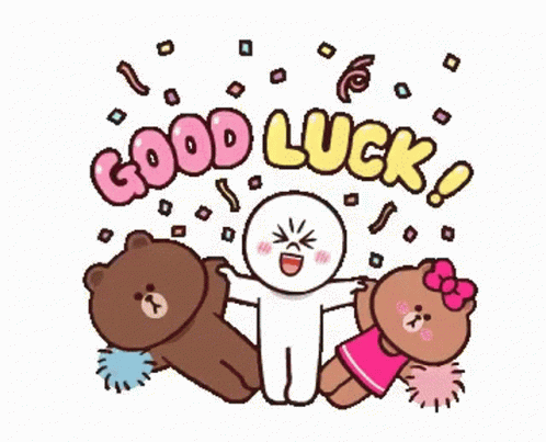 Brown And Friends Good Luck GIF