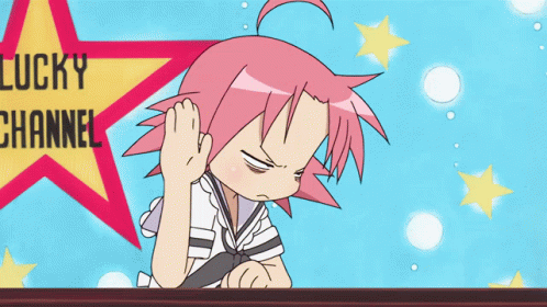 Lucky Star Channel Kogami Akira Angry GIF