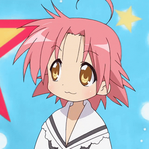 Lucky Star Channel Kogami Akira Cute Face GIF