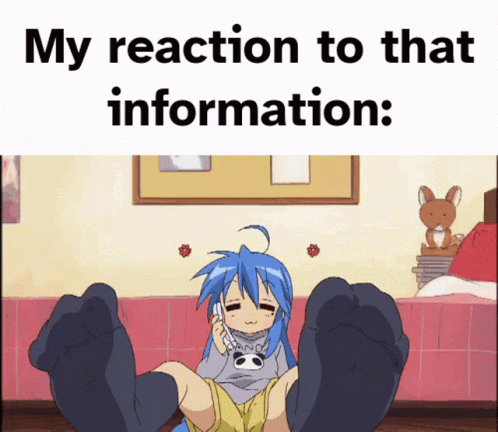 Lucky Star Konata Izumi Phone Call Reaction GIF