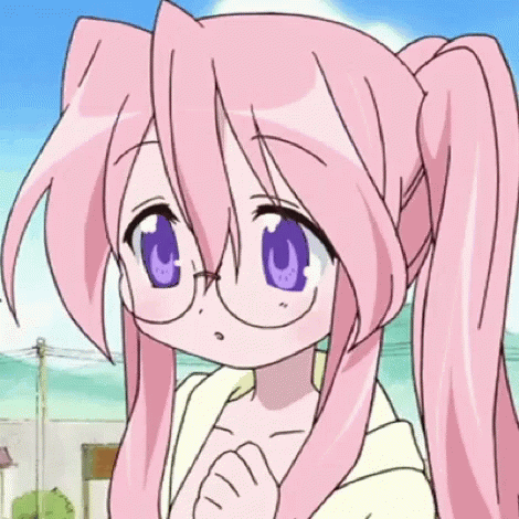 Lucky Star Miyuki Takara Cute Anime Blink GIF