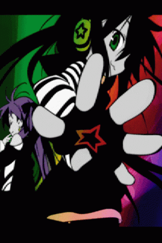 Lucky Star Nightcore Webcore Musician Outfit GIF