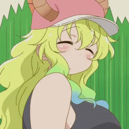 Lucoa Anime Sigh And Smiling GIF