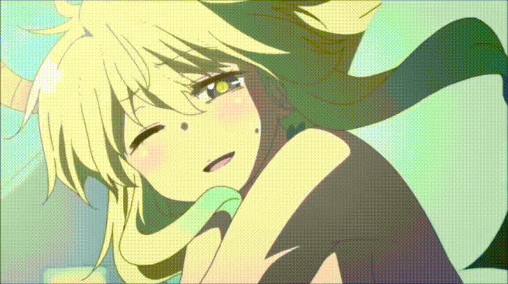 Lucoa Anime Speaking With Flowing Hair GIF