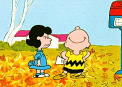 Lucy and Charlie Brown Standing Together