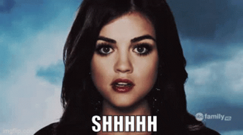 Lucy Hale Shhhh GIF