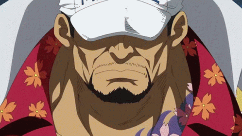 Luffy Fighting Akainu GIF