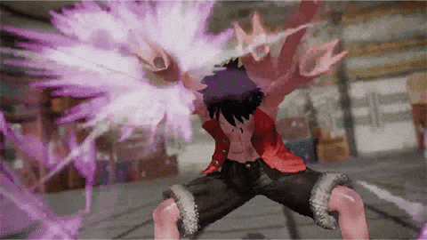 Luffy Fighting Scenario In Video Game GIF
