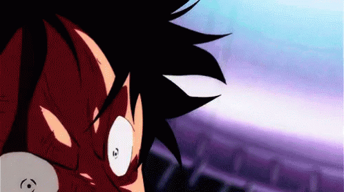 Luffy Fighting Scenario Many Punches GIF