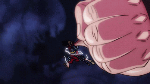 Luffy Gear 3 Black Fist GIF