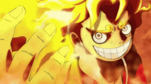 Luffy Gear 3 Evil Look GIF