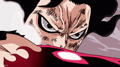 Luffy Gear 4 Face Bruises GIF