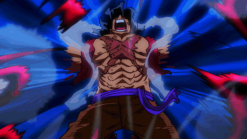 Luffy Gear 4 Fast Movement GIF