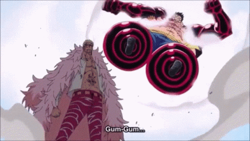 Luffy Gear 4 Gum Gum GIF