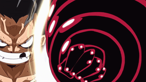 Luffy Gear 4 Powerful Punch GIF