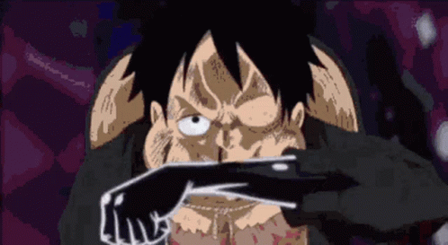 Luffy Gear 4 Transformation GIF