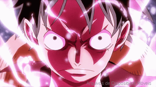 Close Up Monkey D Luffy Gear 5 GIF