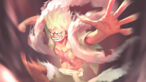 Monkey D Luffy Gear 5 Sinister Grin GIF