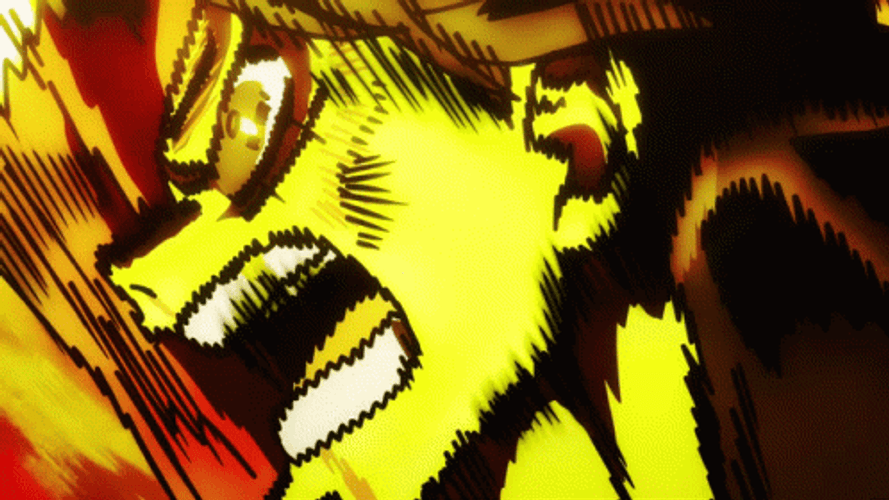 Luffy Gear 5 Blinding Explosion GIF