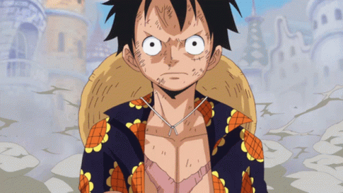 Luffy Haki Against Douflamingo GIF