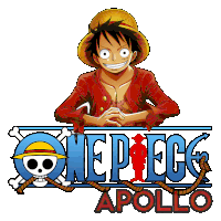 Luffy One Piece Tengkorak Bajak Laut Sticker GIF