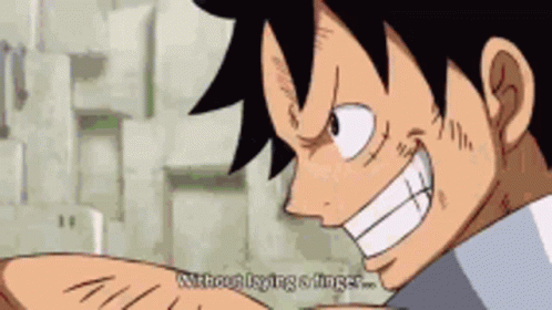 Luffy Red Glowing Armament Haki GIF