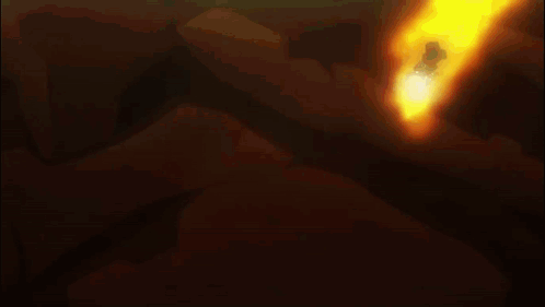Luffy Running With Yellow Glowing Haki GIF