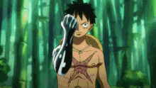 Luffy Ryou Punch GIF