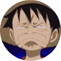 Luffy's Face Close Up