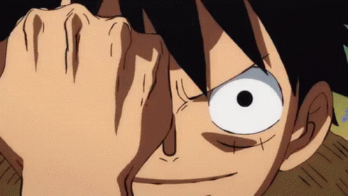 Luffy Showing Off His Armament Haki GIF
