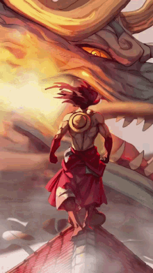 Luffy Snake Man Vs Kaido GIF
