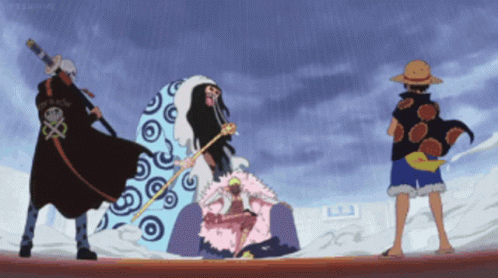 Luffy Vs Kaido Final Meet Doflamingo GIF