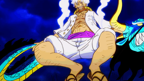 Luffy Vs Kaido Jump Rope GIF