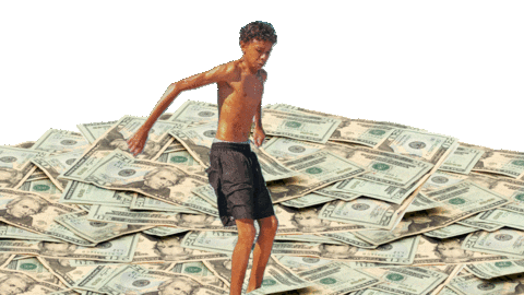 Luh Tyler Back Flipping On Dollars GIF