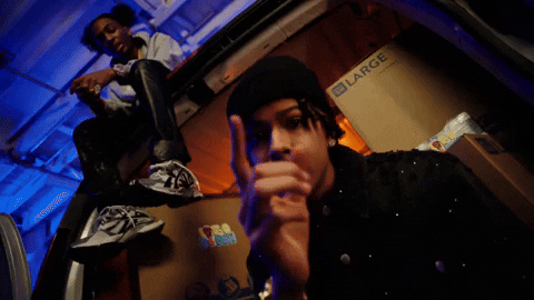 Luh Tyler On A Car Back Open GIF