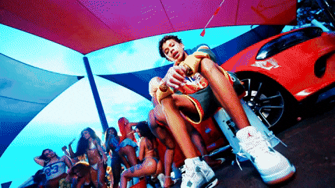 Luh Tyler Sitting On The Car GIF