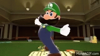 Luigi Hip Thrust Dance Move GIF