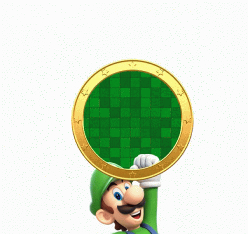 Luigi Pizza Brand Logo GIF