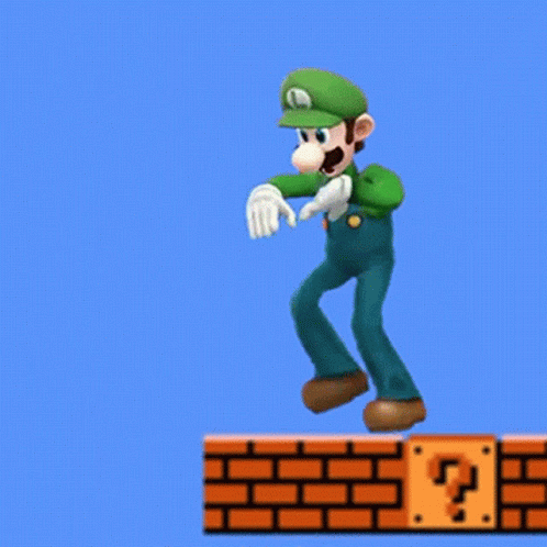 Luigi Shuffle Dance Moves GIF