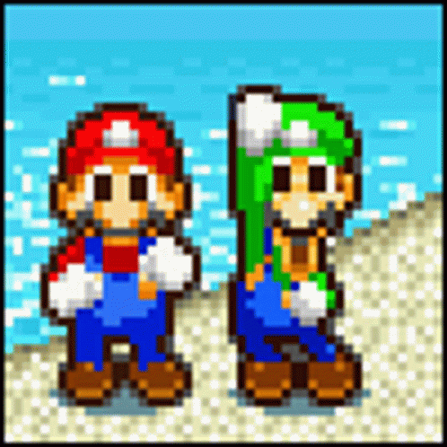 Marion And Luigi Jigging And Shaking GIF