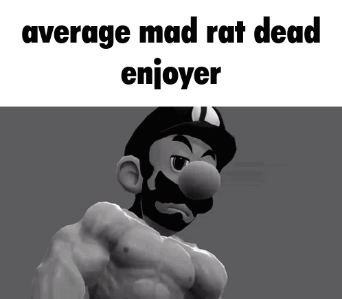 Luigi Gigachad Average Mad Rat Mad Enjoyer GIF