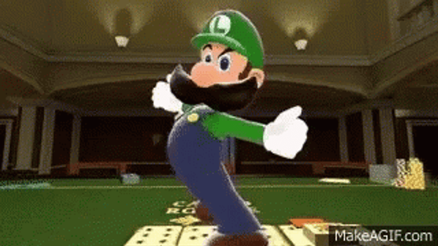 Luigi Hip Thrust Dance Move GIF