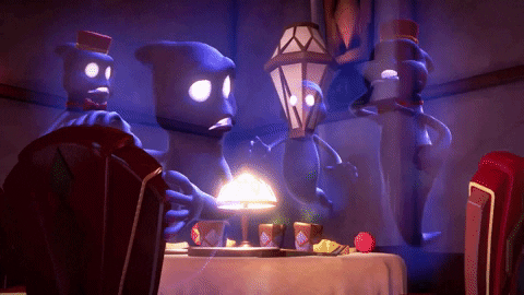 Luigi's Mansion 3 Ghost Meeting GIF