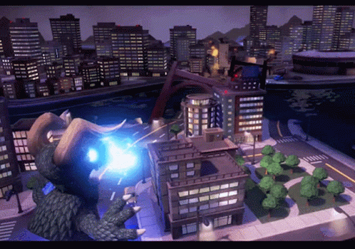 Luigi's Mansion 3 Kaiju Monster GIF