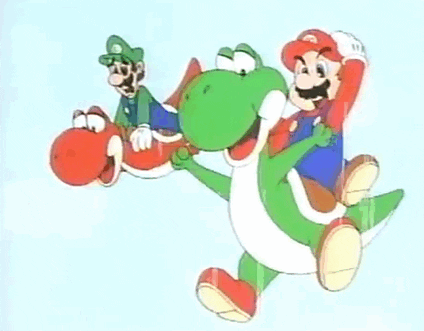Luigi's Mansion 3 Mario Riding Dragons GIF