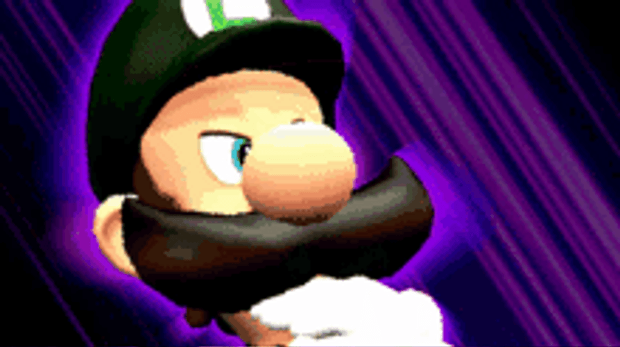 Luigi Super Mario Za Warudo Meme GIF