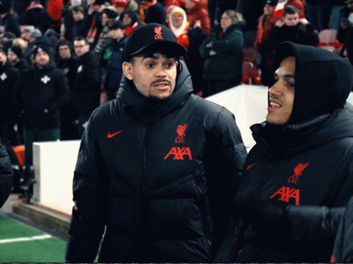 Luis Diaz Cold Wears Jacket GIF