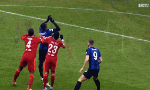 Luis Diaz Fail Football Catch GIF