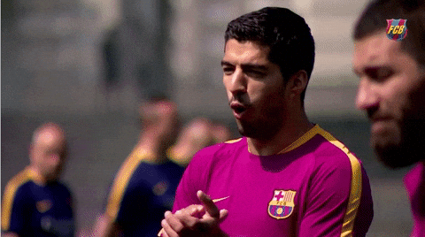 Luis Suarez Clapping GIF